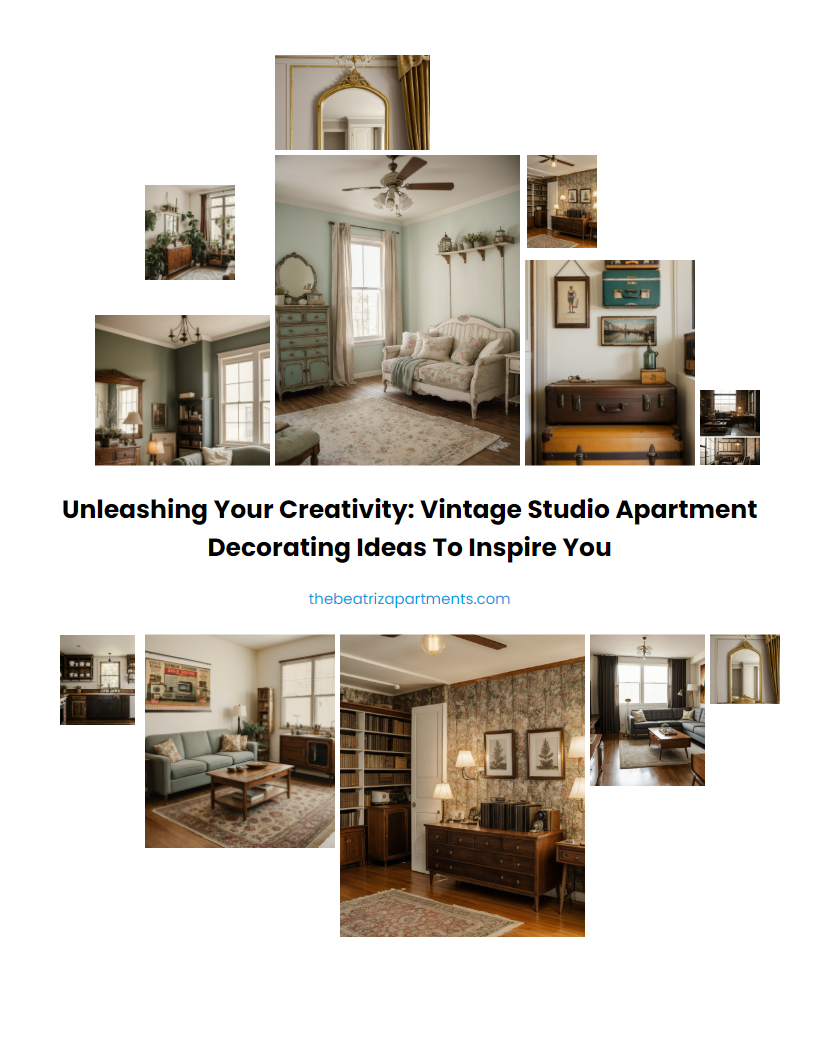 Unleashing Your Creativity: Vintage Studio Apartment Decorating Ideas to Inspire You