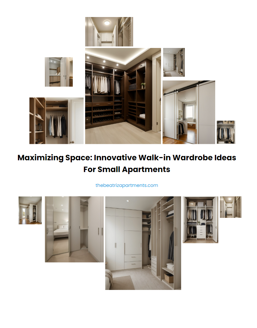 Maximizing Space: Innovative Walk-in Wardrobe Ideas for Small Apartments